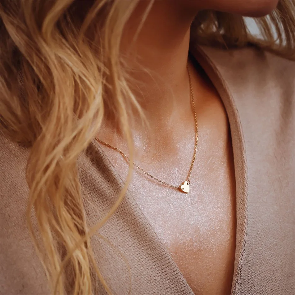 Filigrane Kette verbunden mit Herz - Self Love Club