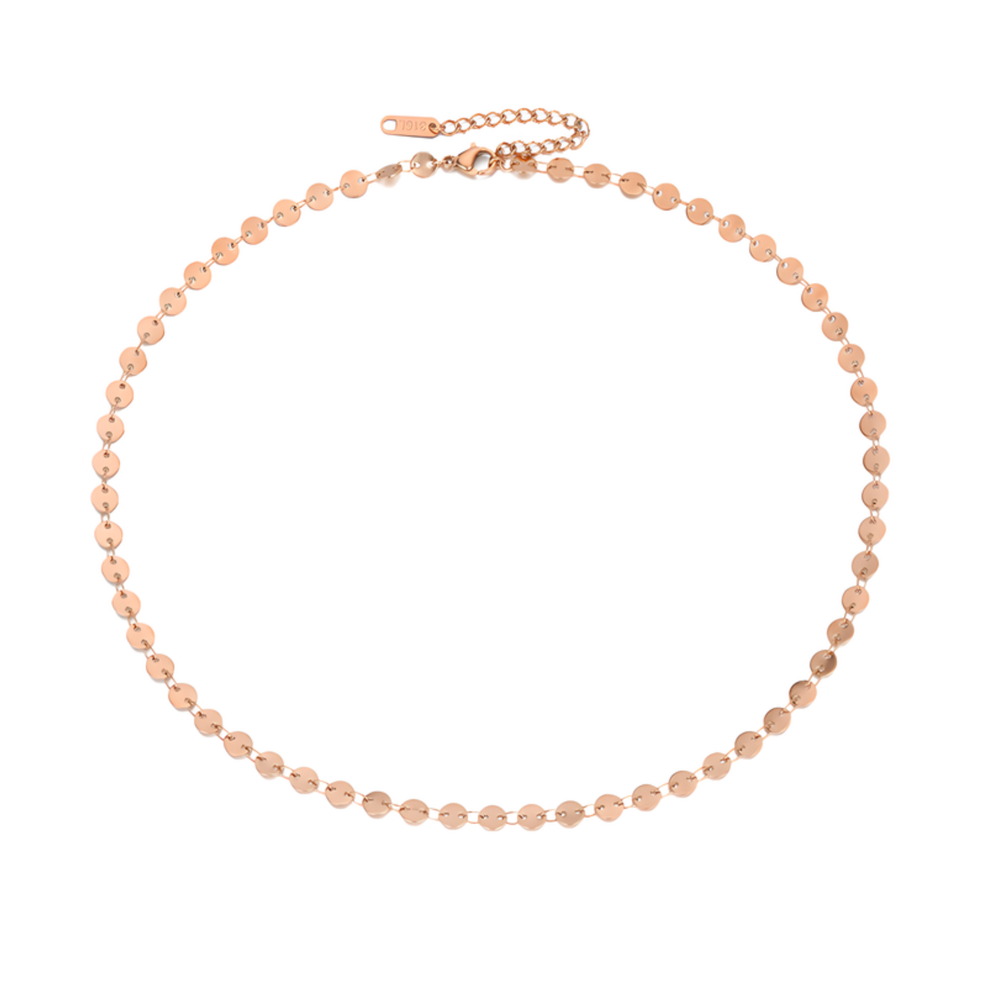 Plättchen Choker Halskette - Self Love Club